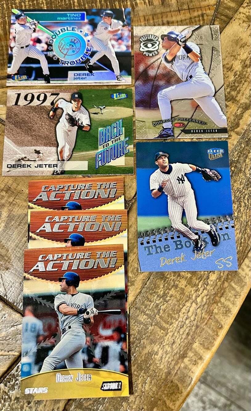 Derek Jeter 1997 Fleer Ultra Back To The Future Baseball Card
